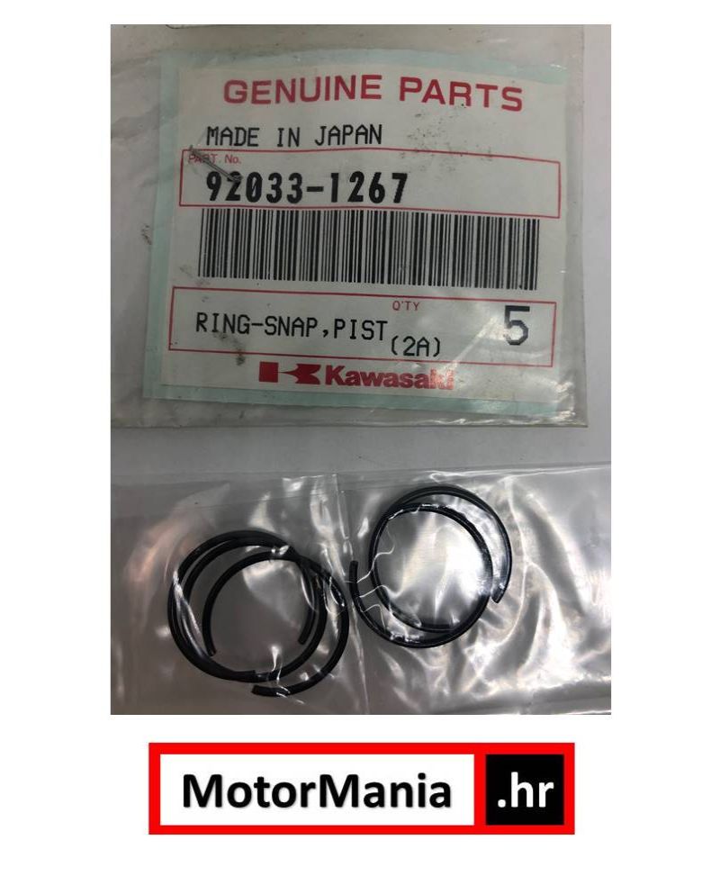 2 Anelli Fermapistone Originali Kawasaki 92033-1207 – Per FE350 FE400 PP6000 E Club Car