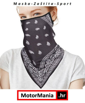 Marama - maska Crni Paisley